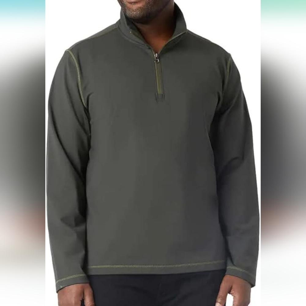 32 Degree Heat | Men's Pullover Half Zipper Army Green XX-LARGE NWT
